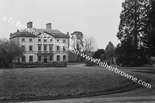 HOUSE NORTH FRONT FROM AVENUE